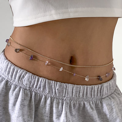 THIN STONE BODY CHAIN