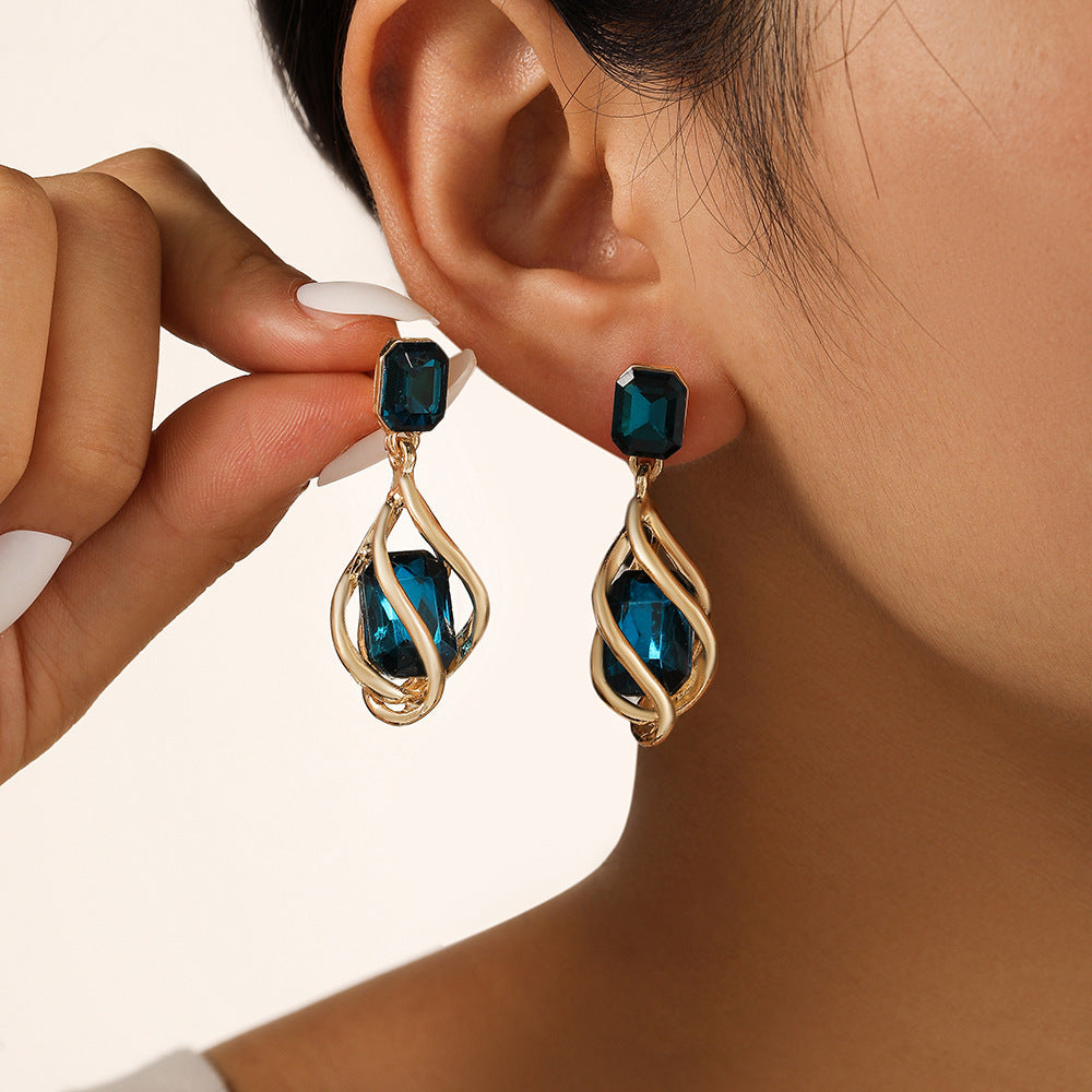 Emerald Stud Earrings
