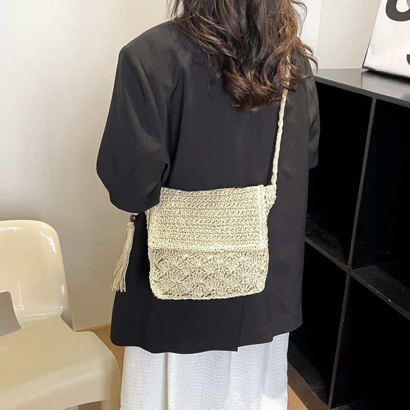 Tassel Straw Woven Bag