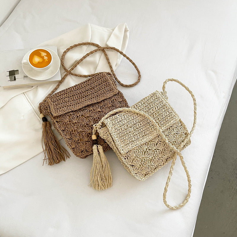 Tassel Straw Woven Bag