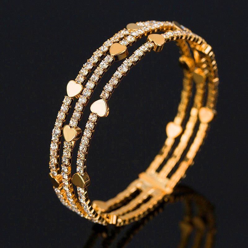 Yellow Heart Bracelet