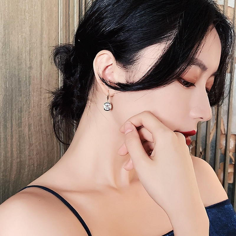 Wabat Crystal Dangle Earrings