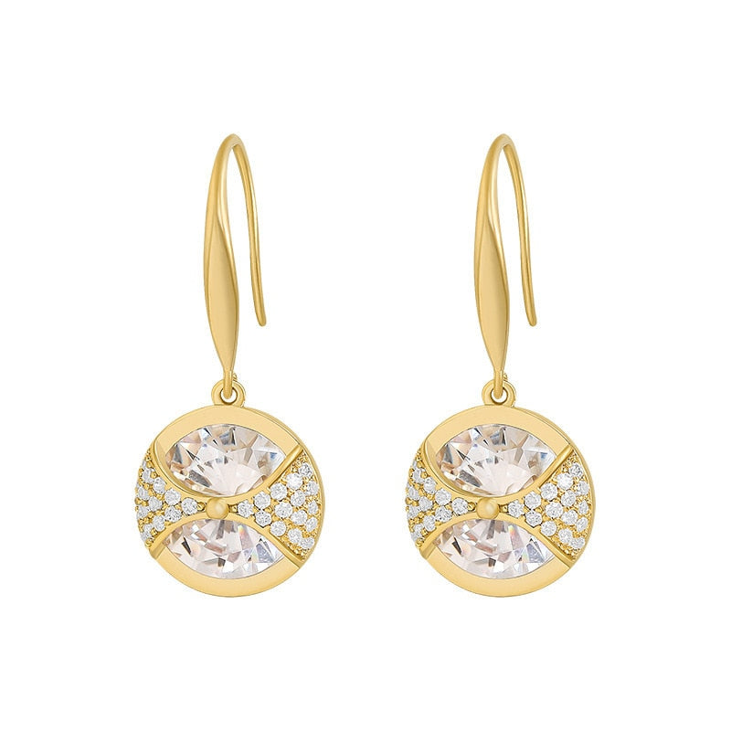 Wabat Crystal Dangle Earrings
