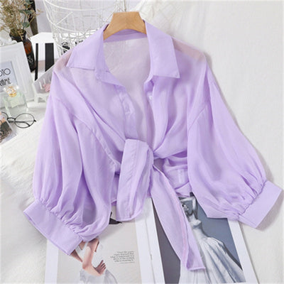 Buttoned Up Shirt Top