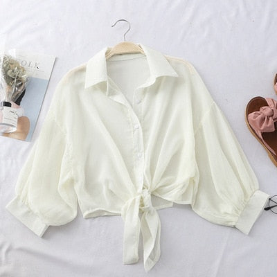 Buttoned Up Shirt Top