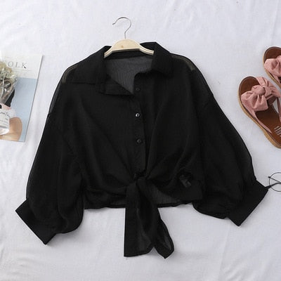 Buttoned Up Shirt Top