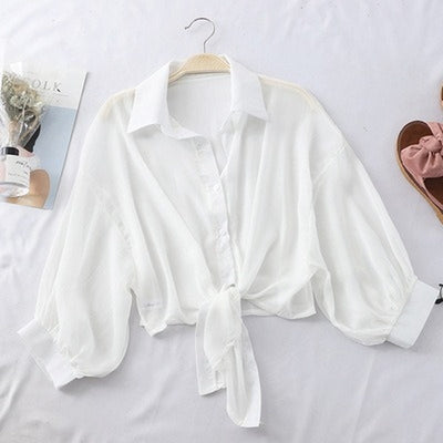 Buttoned Up Shirt Top