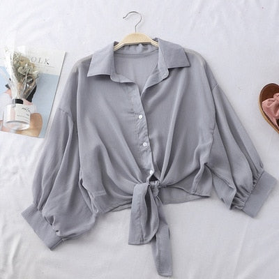 Buttoned Up Shirt Top