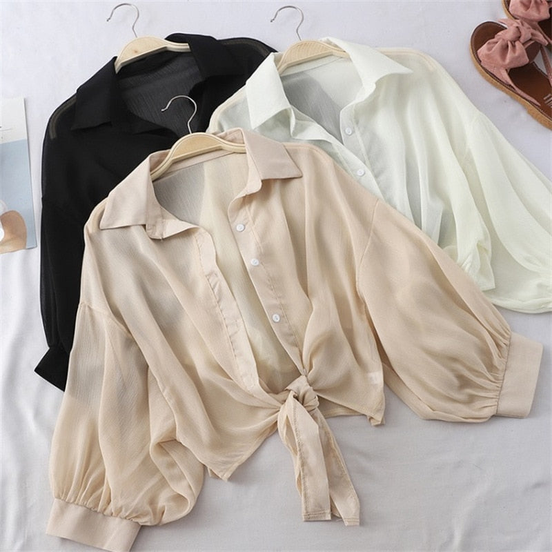 Buttoned Up Shirt Top