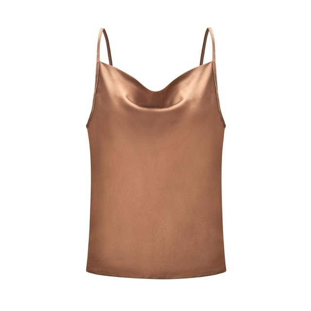 Silk-Like Satin Top