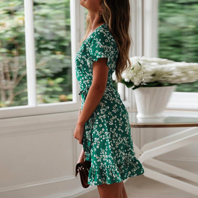 Robe V Neck Dress