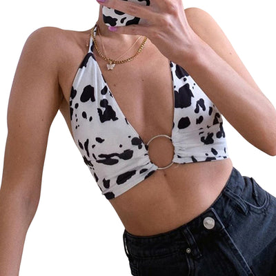 Cow Print TOP